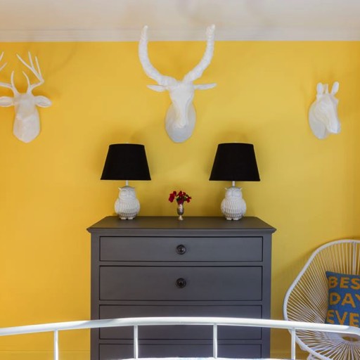 Design For Living Yellow Bedroom decor